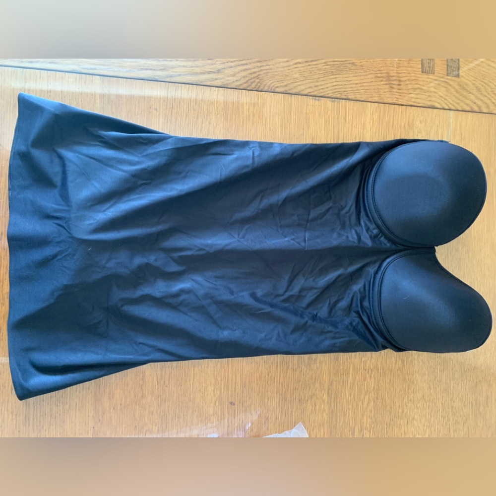 Miraclesuit bust 38c strapless underwire mini dress shape wear with inbuilt body